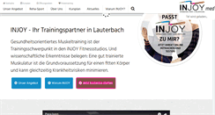 Desktop Screenshot of injoy-lauterbach.de