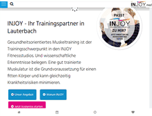 Tablet Screenshot of injoy-lauterbach.de